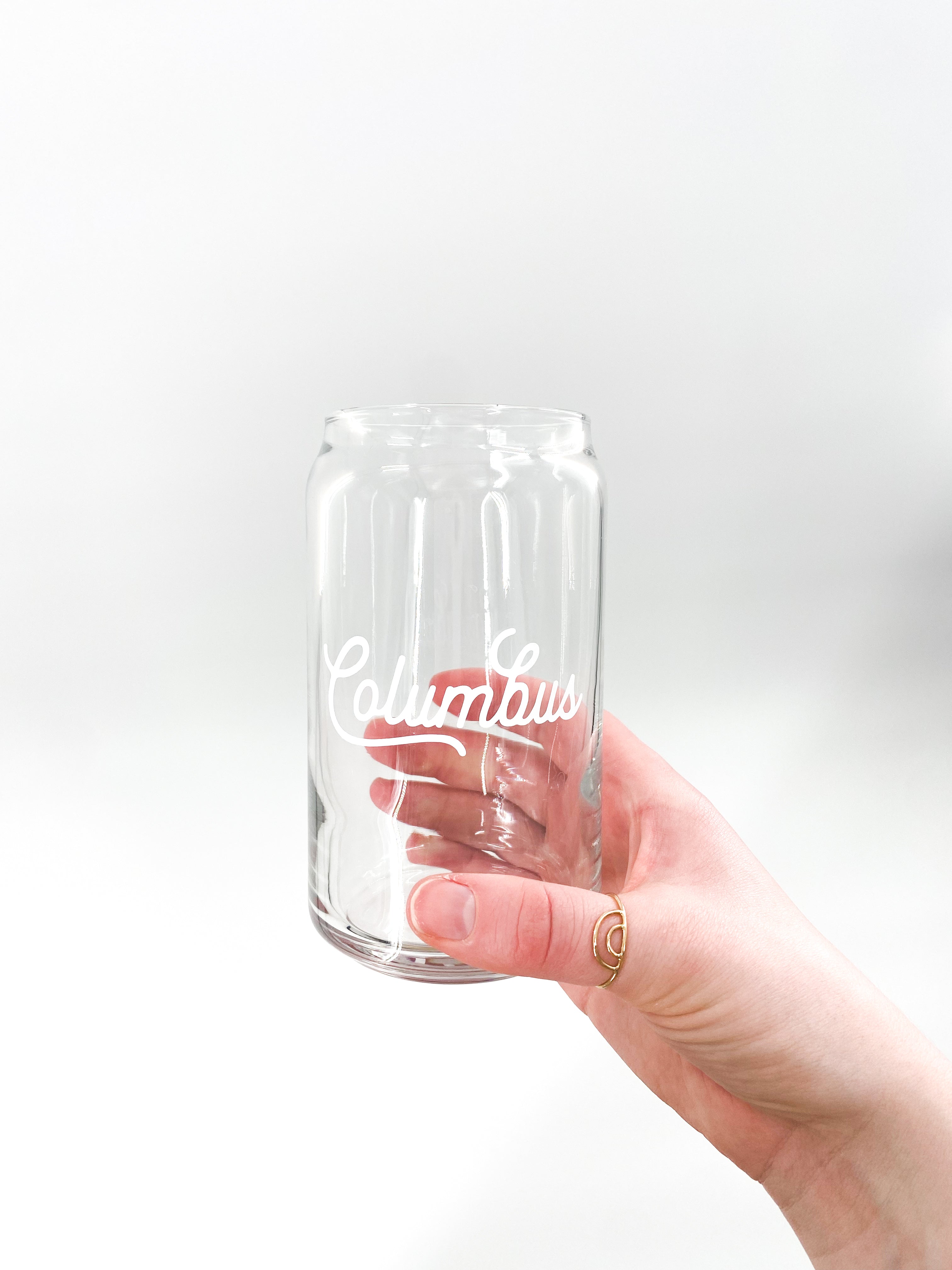 customizable city & state can glass