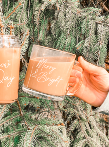 merry & bright mug