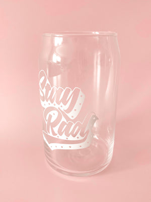 stay rad can glass